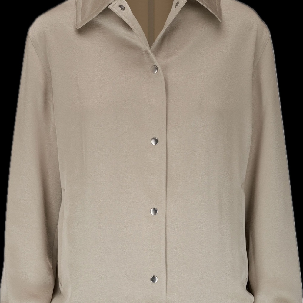 Women’s Vince Snap-Front Satin Jacket NWOT